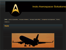 Tablet Screenshot of indo-aerospace.com